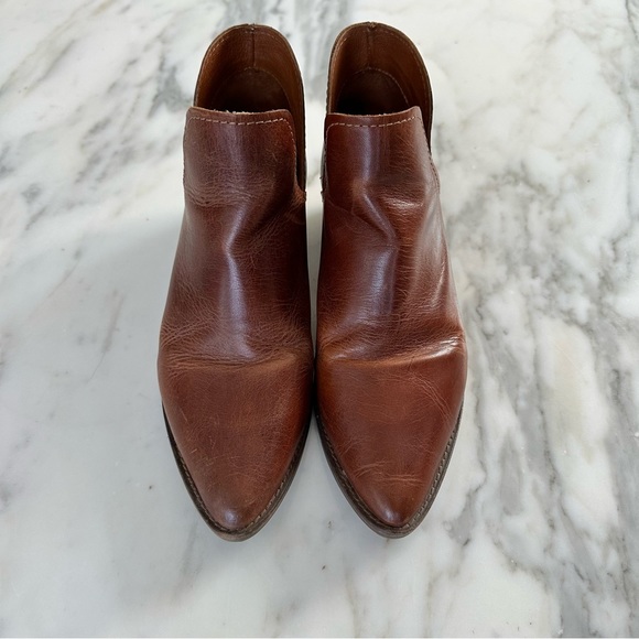 Steve Madden Austin Cognac Leather Ankle Booties • Sz 9 - Picture 7 of 12